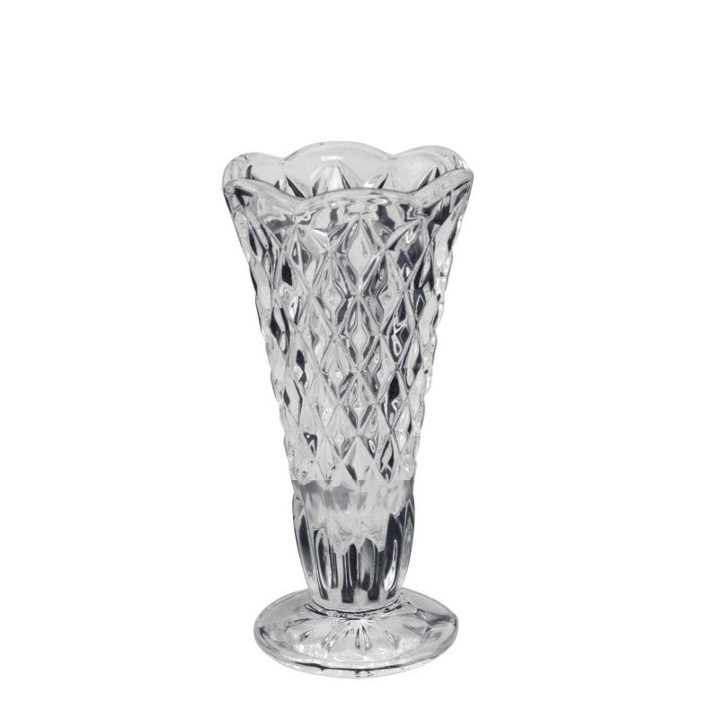 Bohemia Crystal Diamond Vase 12cm-1