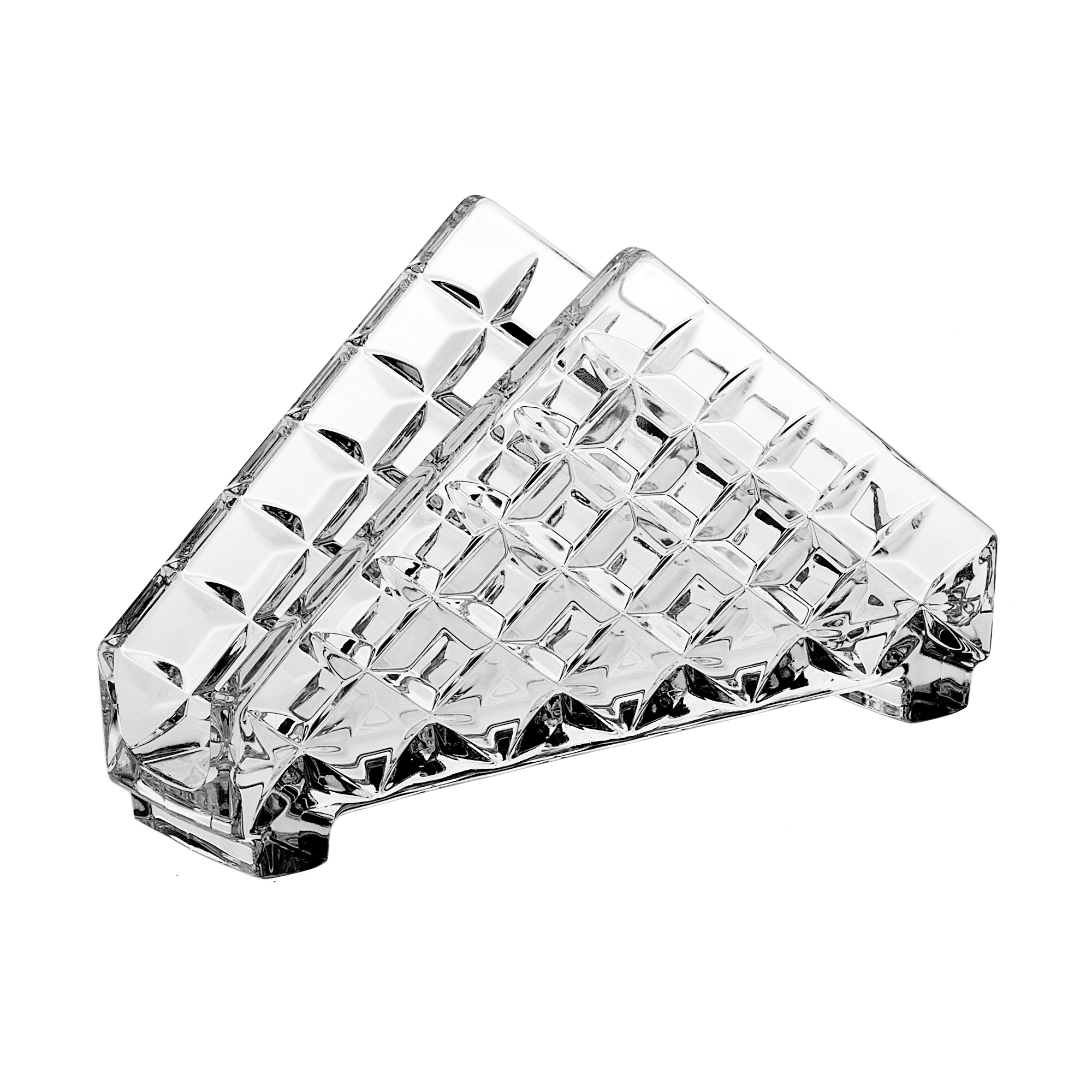 Bohemia Crystal Diamond Napkin Holder 17cm-1