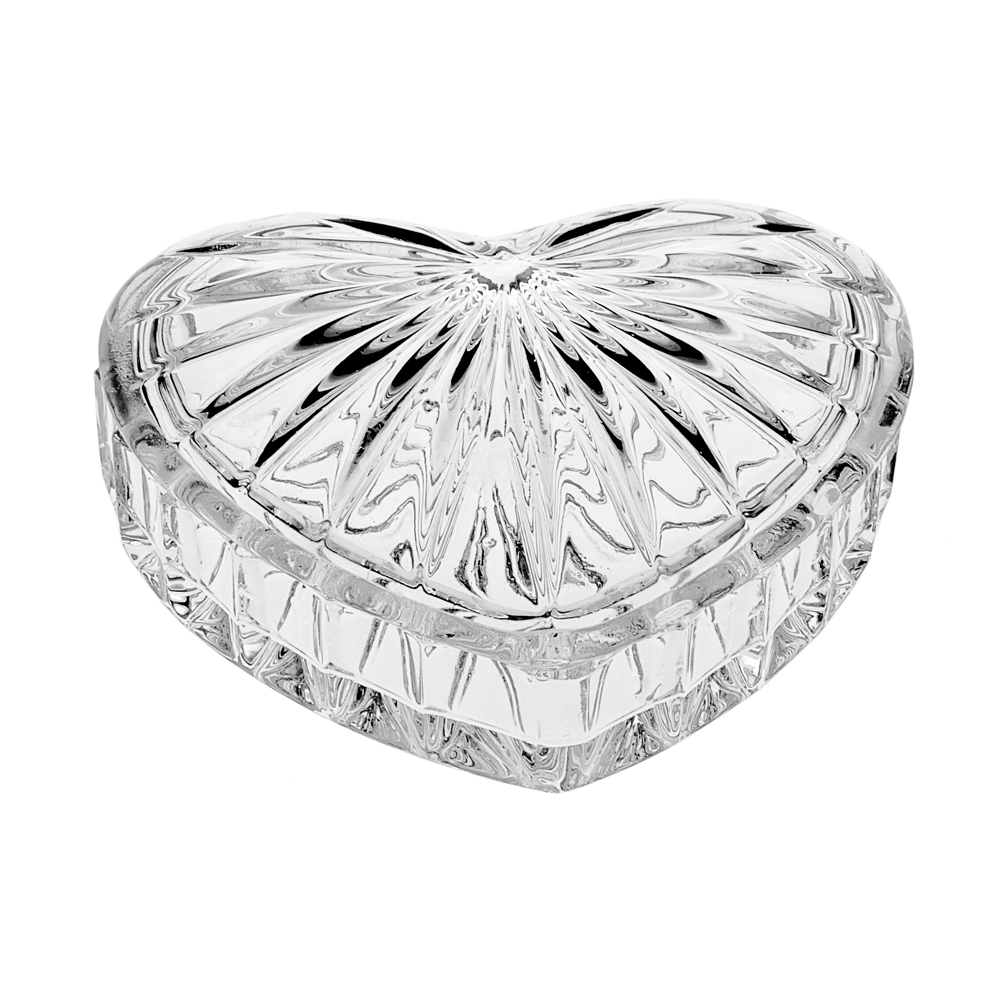 Bohemia Crystal Gift Fancies Heart Box 11cm