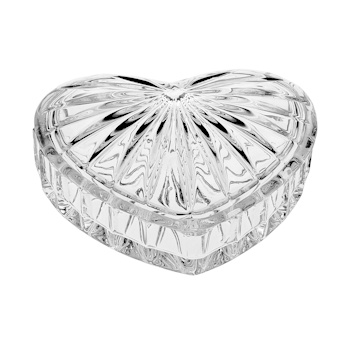 Bohemia Crystal Gift Fancies Heart Box 11cm