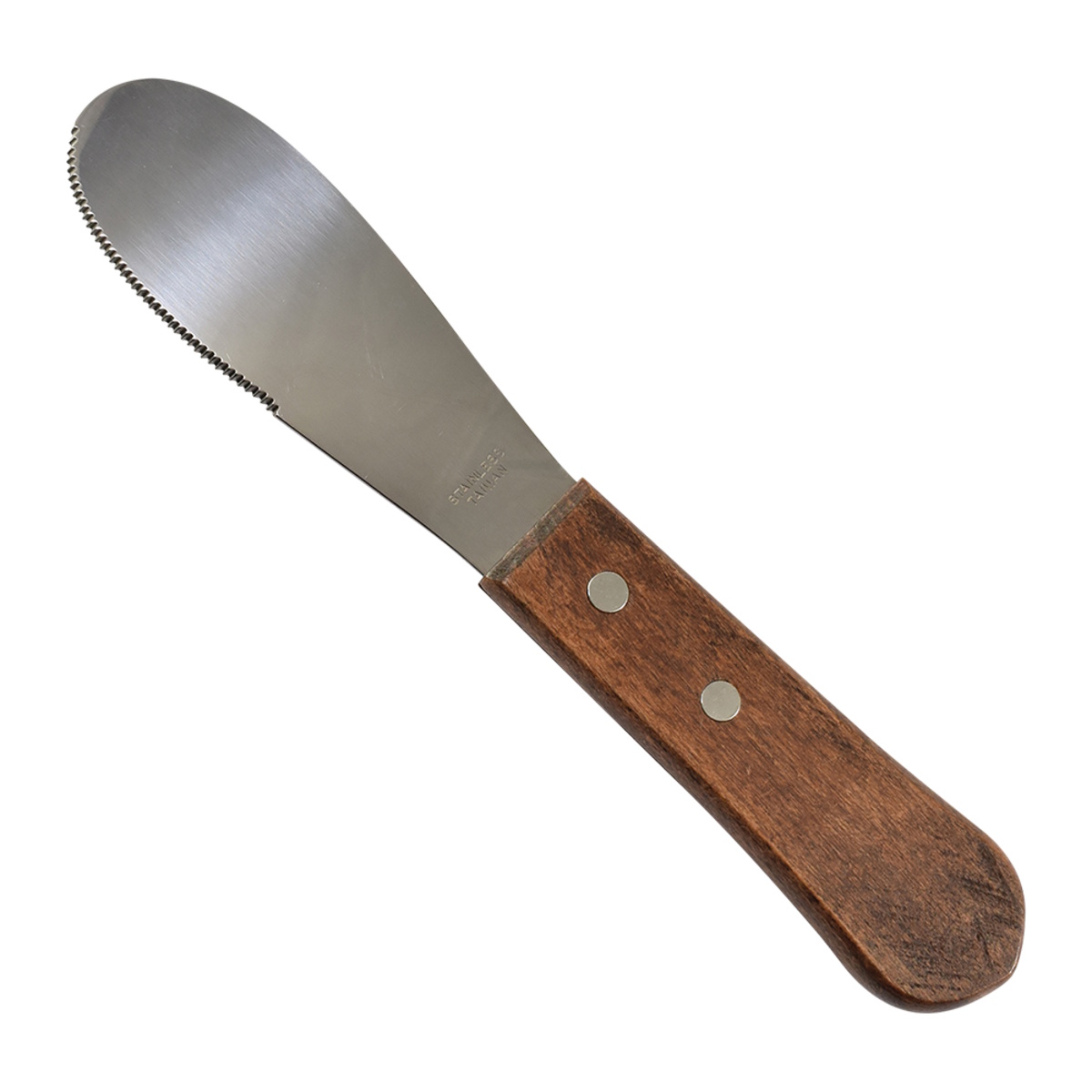 R&m Stainless Steel Sandwich Spreader W/ Wood Handle-1