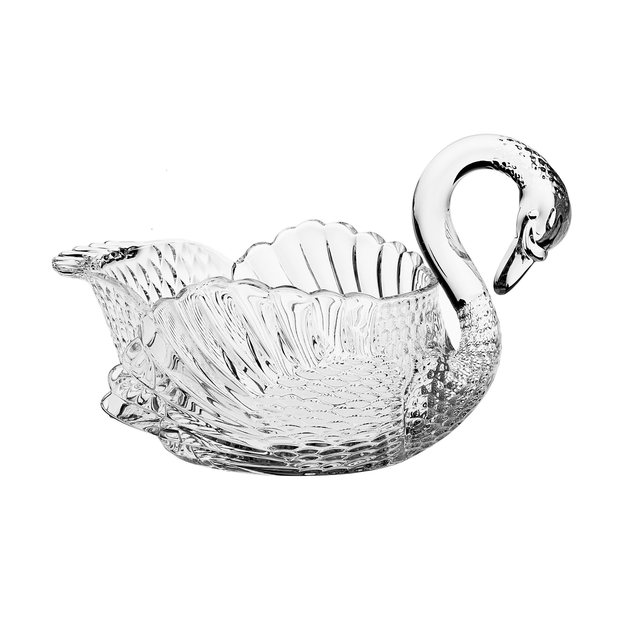 Bohemia Crystal Gift Fancies Bowl Swan 33cm-1