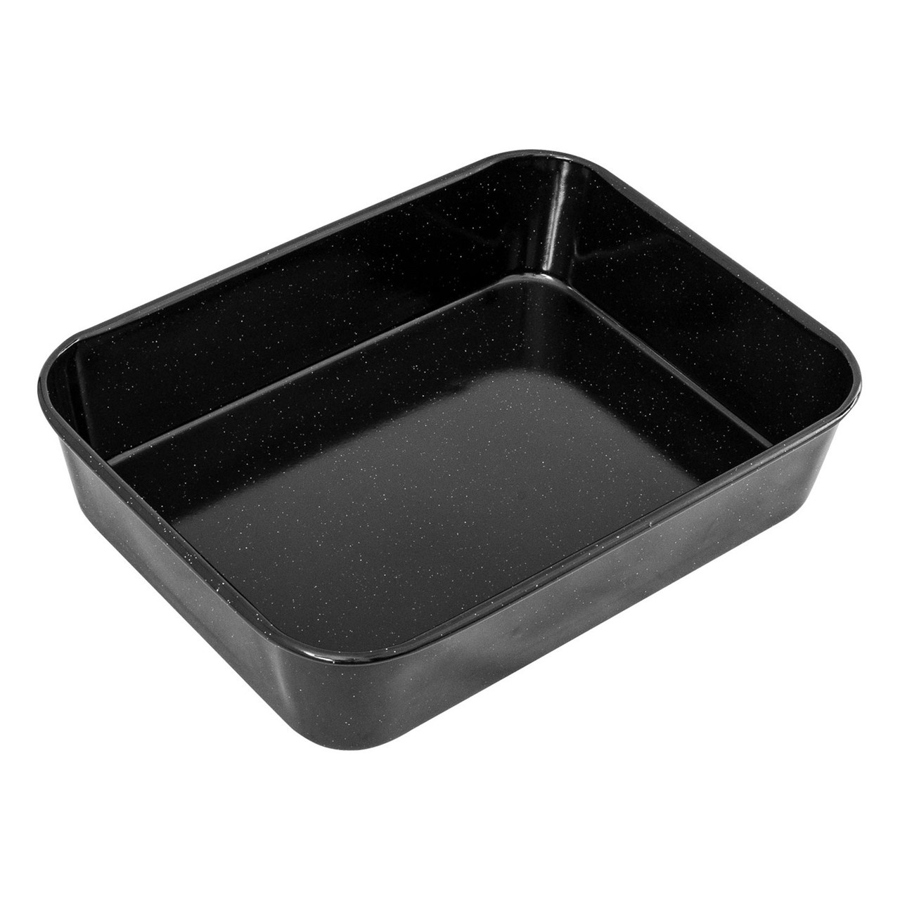 Bakemaster Vitreous Enamel Roasting Pan 35 x 25 x 6cm-1