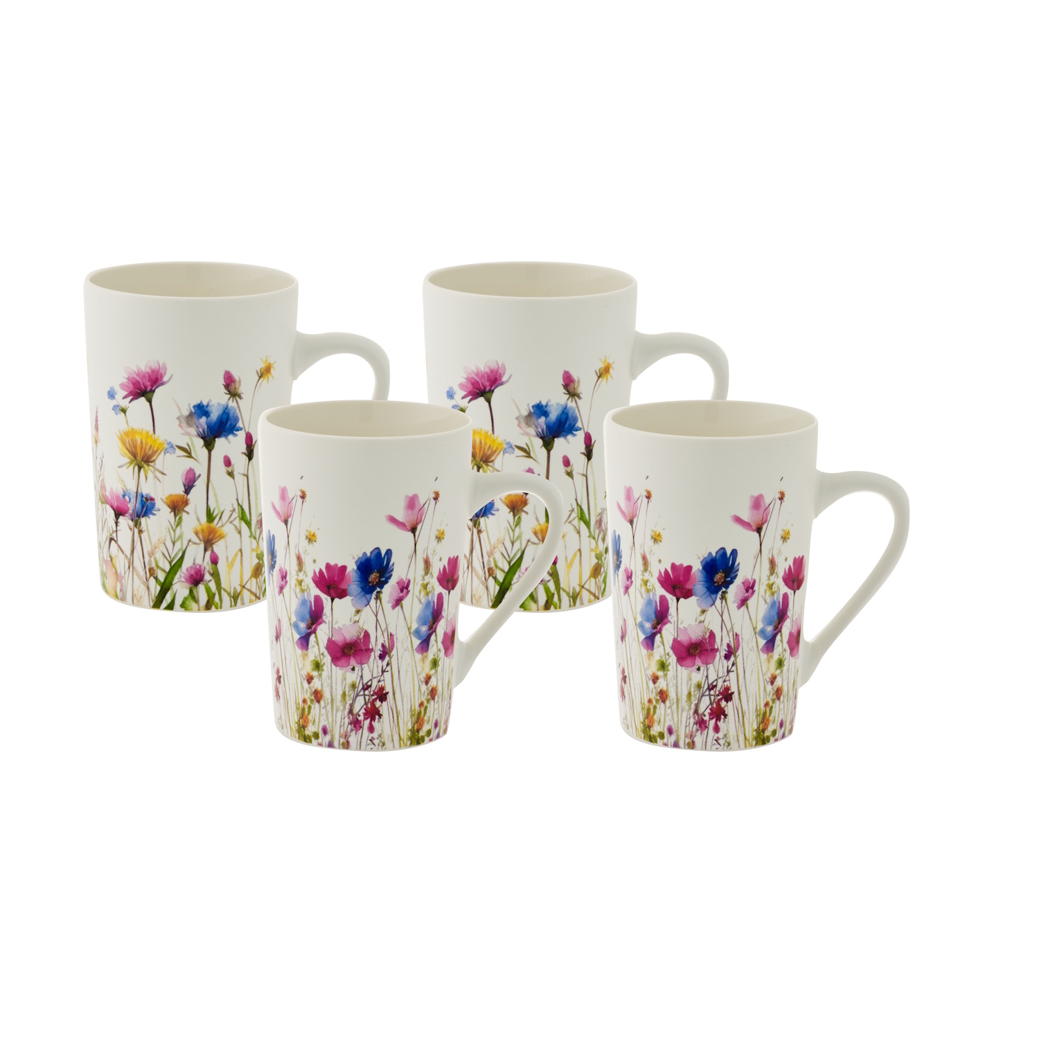 Bundanoon Tube Mug 385ml, Set of 4 - Meadow-1