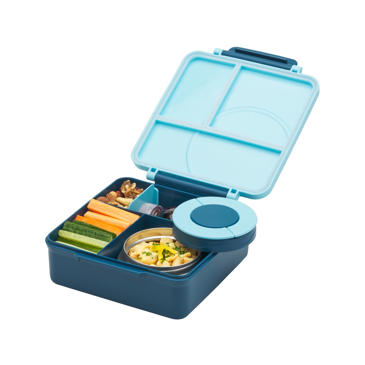 Avanti Yum Yum Bento Lunch Box w Insulated Food Jar - Blue-3