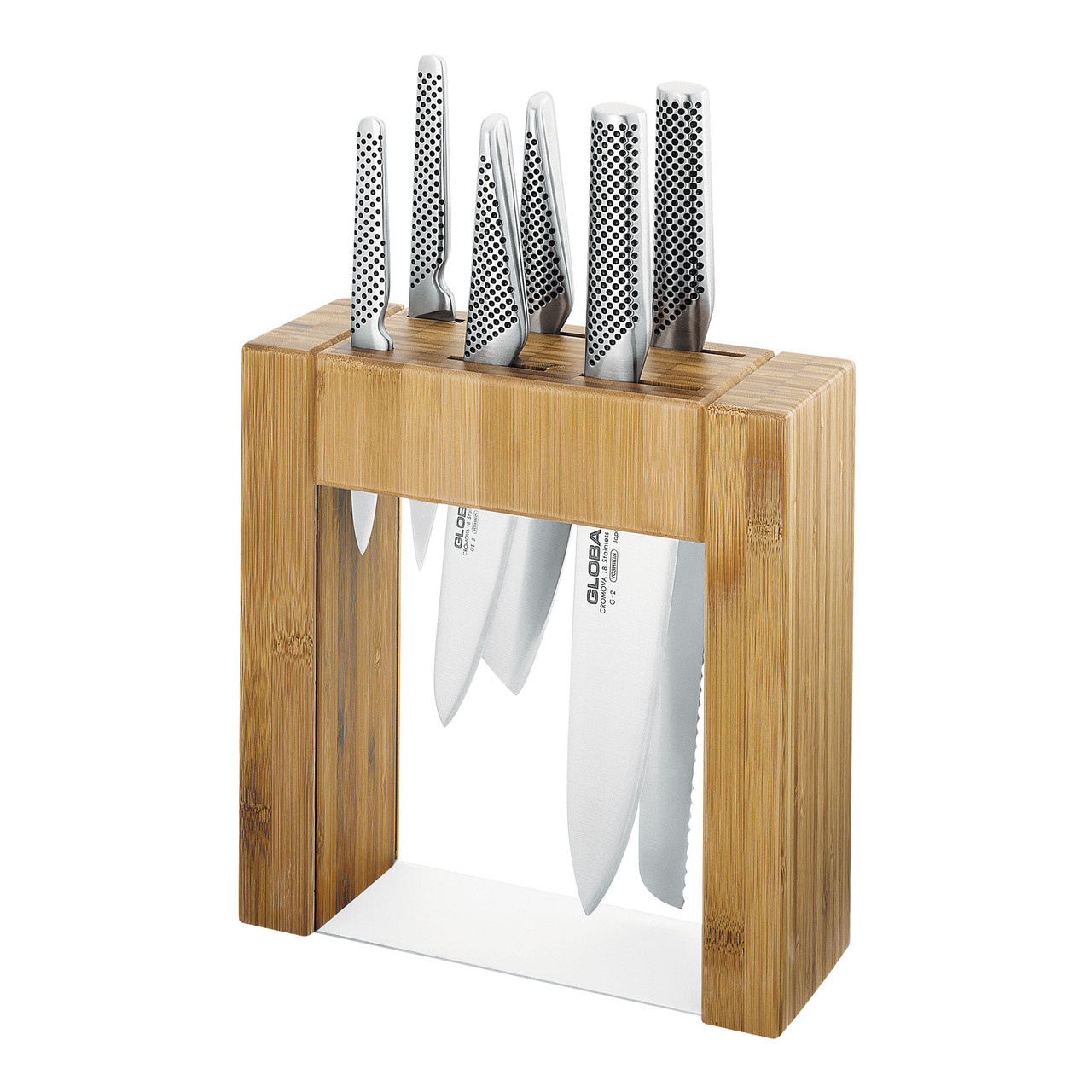 Global Ikasu 7 Piece Knife Block Set-1