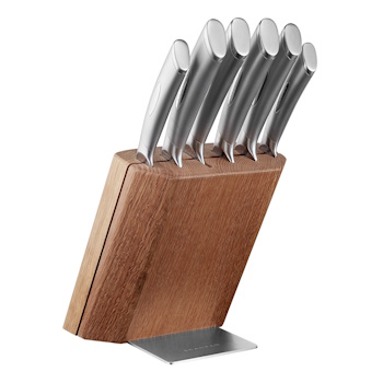 Scanpan Classic Steel 7 Piece Knife Block Set