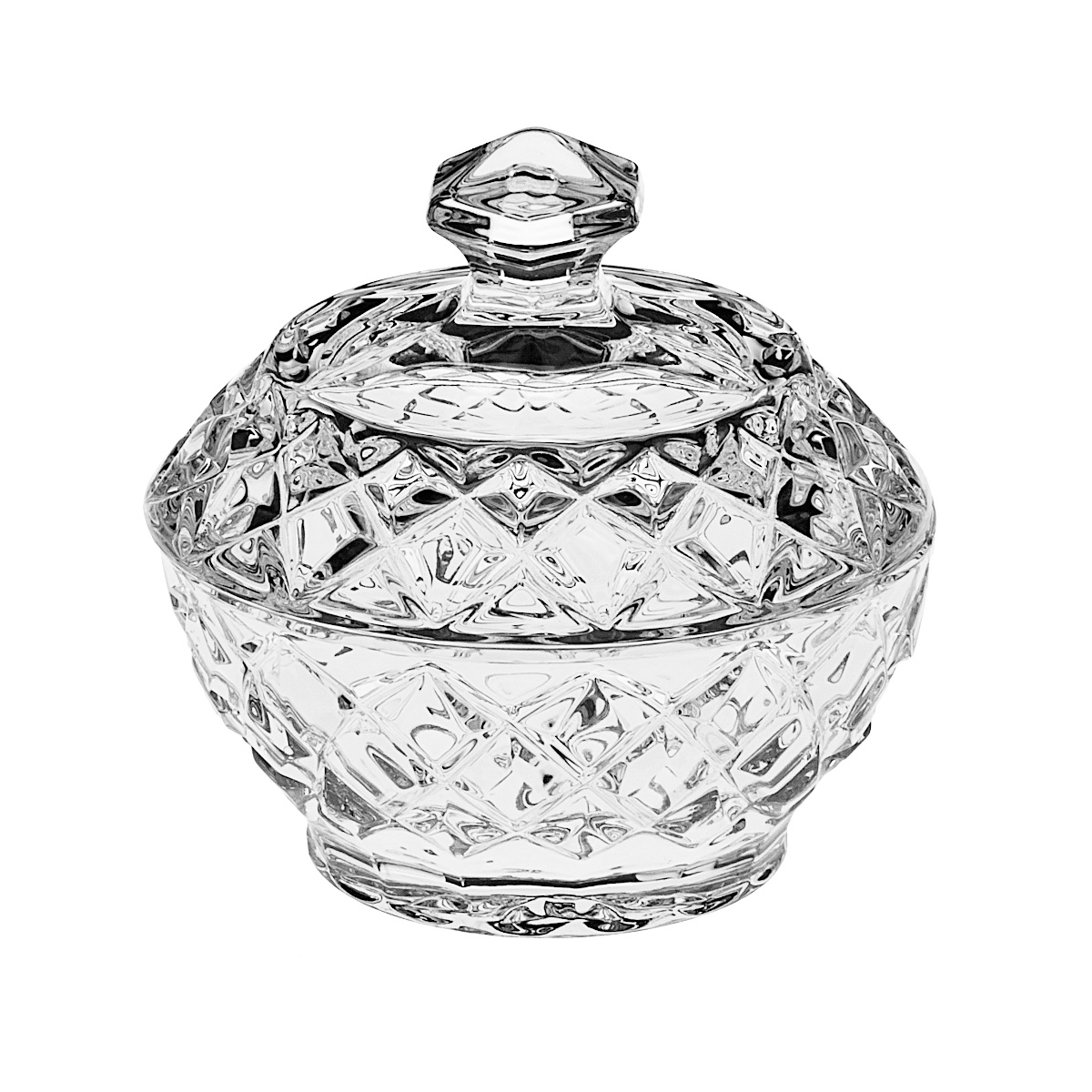 Bohemia Crystal Diamond Sugar Box-1