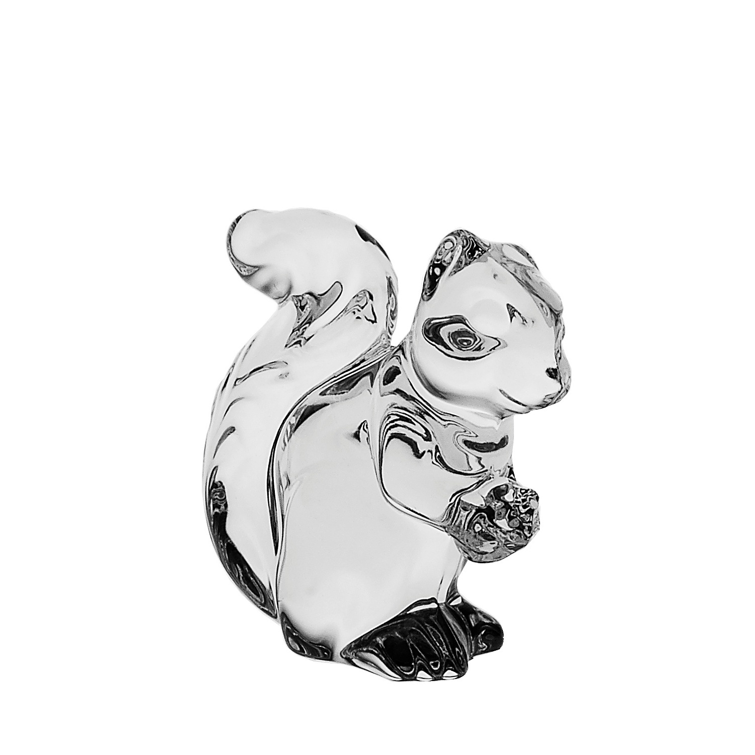 Bohemia Crystal Squirrel Figurine 8.6cm-1