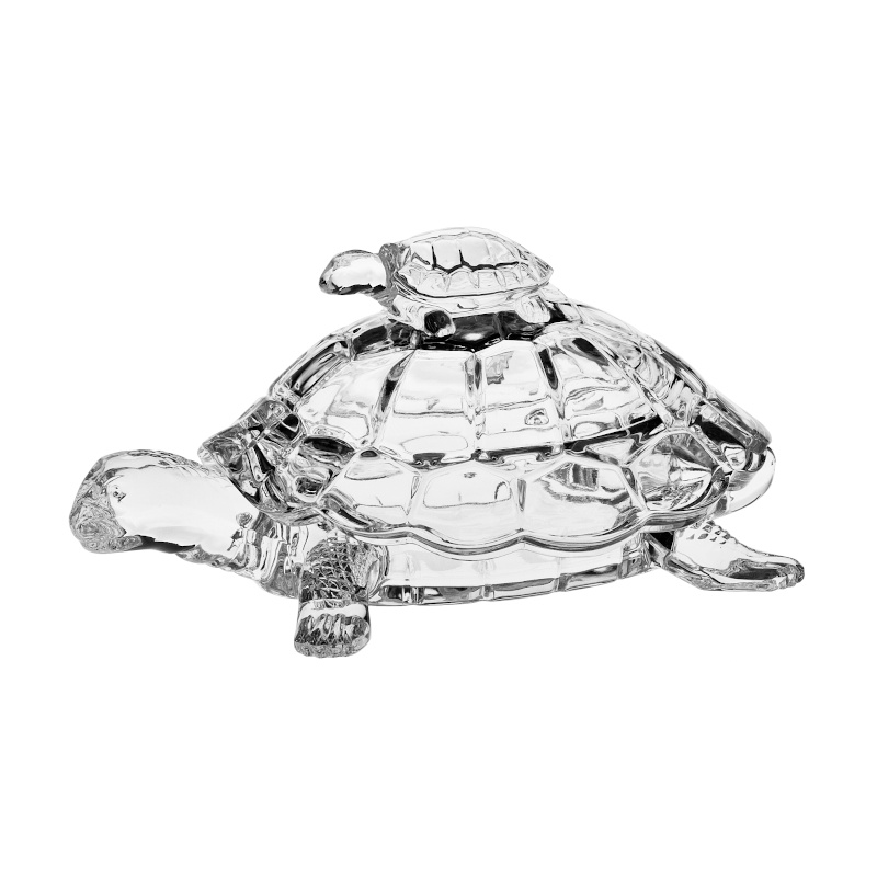 Bohemia Crystal Turtle box 26.5cm-1