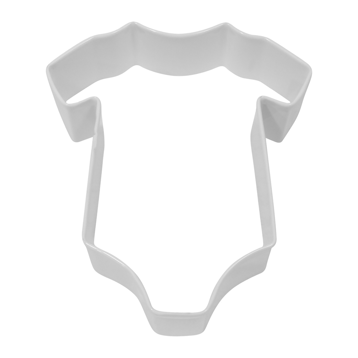 Baby Bodysuit Cookie Cutter 10cm (White)-1