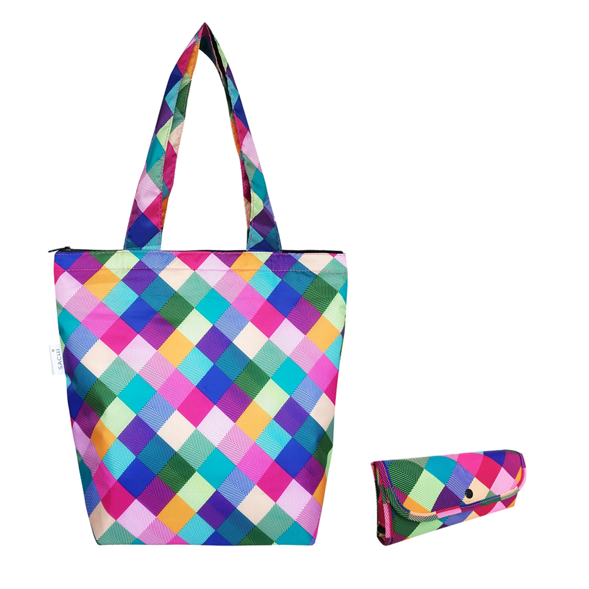 Sachi Insulated Market Tote - Harlequin-1